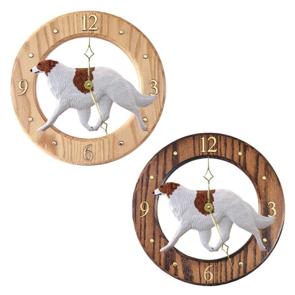 Borzoi Wall Clock Fashion - Image 3