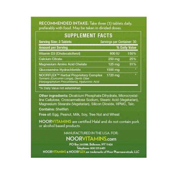 NoorVitamins Halal Joint Support Online Sale - Image 3