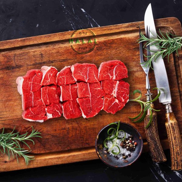 Halal Veal Cubes - Gosht Cheap
