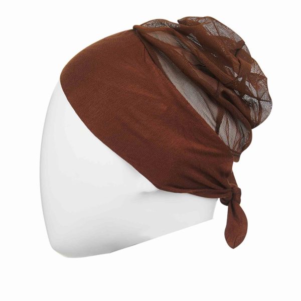 Breathable Head Cap for Hijab - Beige Fashion - Image 5