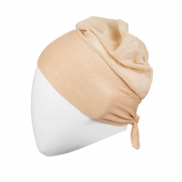 Breathable Head Cap for Hijab - Beige Fashion