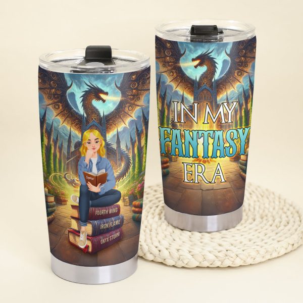 Personalized Gifts For Book Lovers Tumbler  In My Fantasy Era 01tgqn270225pa For Discount - Image 5