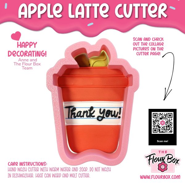 Apple Latte Cookie Cutter on Sale - Image 3